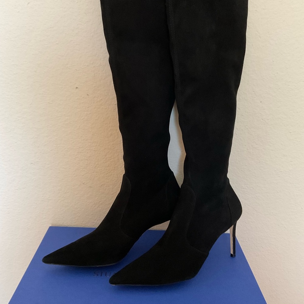 Stuart Weitzman To The Knee Boot Size 11.5 - image 1